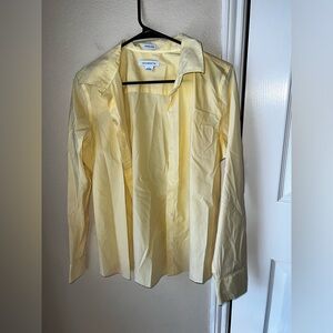 Liz Claiborne Yellow Button up
